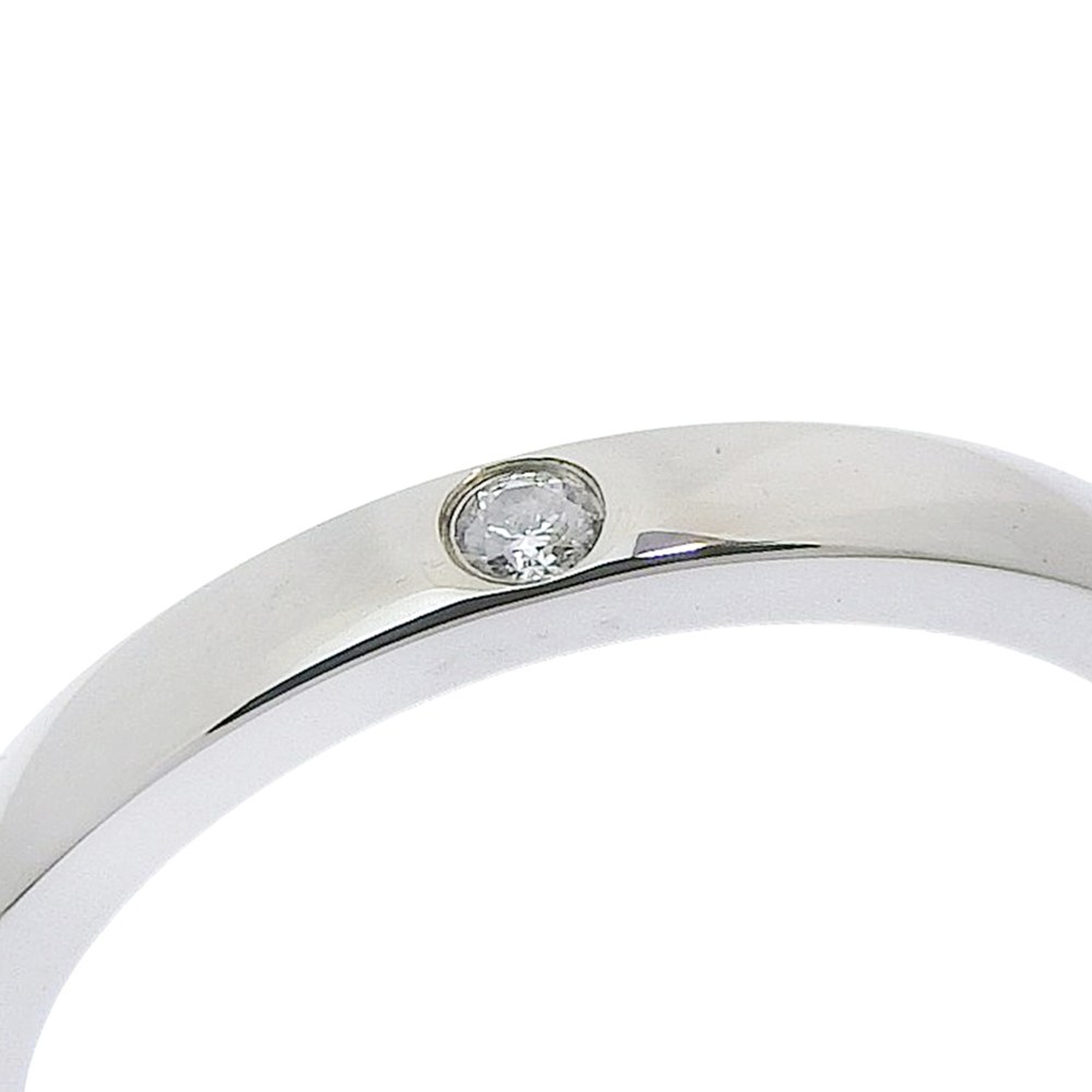 CARTIER Silver Diamond Ring - Picture 4 of 7